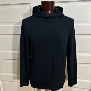 Lululemon The Long Weekend Pullover Hoodie Size L Merino Wool Blend Navy $128